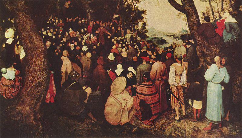 Pieter Bruegel the Elder Bubpredigt des Johannes oil painting picture